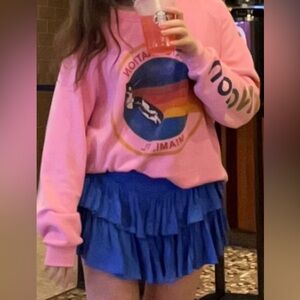 Aviator nation Crewneck sweatshirt pink